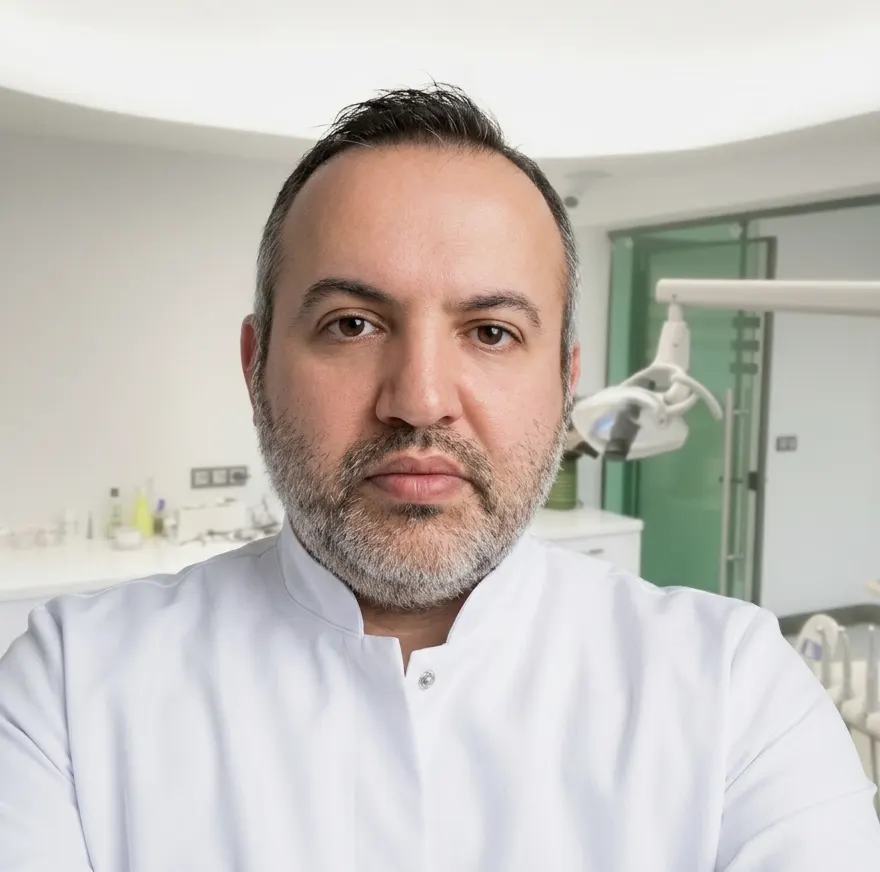 Portrait of dentist Engin Deniz